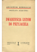 Dwadzieścia listów do przyjaciela