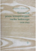 Terenowa Prasa Konspiracyjna Ruchu Ludowego 1939 1945