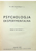 Psychologia eksperymentalna 1933 r.