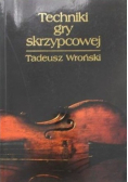 Techniki gry skrzypcowej