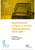 Rachunkowość w Polsce w okresie międzywojennym 1918-1939