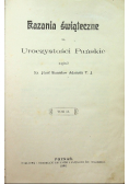 Kazania świąteczne na Uroczystości Pańskie Tom II 1906 r.