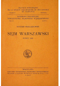 Sejm warszawski 1929 r.