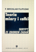 Teoria miary i całki