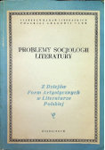 Problemy socjologii literatury