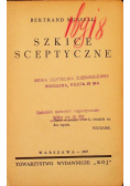 Szkice Sceptyczne 1937r.