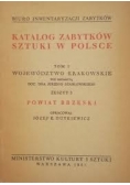 Katalog zabytków sztuki w Polsce, tom I zeszyt 3