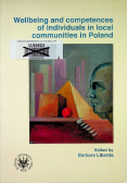 Wellbeing and competences of individuals in local communities in Poland