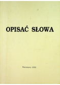 Opisać słowa
