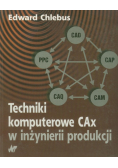 Technika komputerowa CAx w inżynierii produkcji