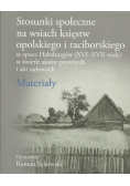 Stosunki społeczne na wsiach księstw opolskiego i raciborskiego w epoce Habsburgów (XVI-XVII wiek)