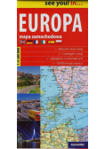 Europa mapa samochodowa 1:4 500 000