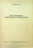 Myśl filozoficzna nowożytności i współczesności