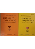 Okruchy wspomnień z lat walk i martyrolii AK nr 31/1999, 19/1996, zestaw 2 książek