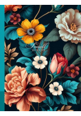 Notatnik 128x165/48K kratka kwiaty FRESH