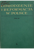 Odrodzenie i reformacja w Polsce Tom XII