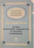 Teoria dowodów sądowych w prawie radzieckim 1949 r.