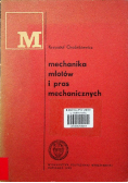 Mechanika młotów i pras mechanicznych