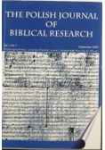 The Polish journal of biblical research