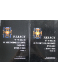 Rejacy w walce o niepodległość Polski 1939 do 1945 Tom I i II