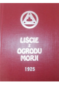 Liście z ogrodu Morji Reprint z 1925 r