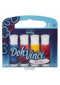 Play-Doh DohVinci Tuby Deco Pop 4 sztuki