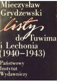 Listy do Tuwima i Lechonia (1940 - 1943)