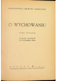 O wychowaniu 1937 r.