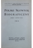 Polski Słownik Biograficzny Tom XI Reprint z 1965 r.