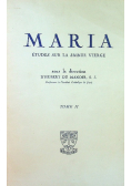 Maria Etudes sur la sainte vierge Tom II