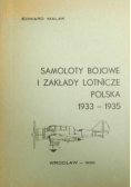 Samoloty bojowe i zakłady lotnicze Polska 1933 - 1935