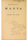 Niepokalana Bogarodzica Marya Tom I 1890 r.