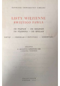 Listy więzienne Świętego Pawła