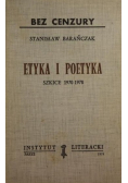 Etyka i poetyka Szkice 1970 - 1978