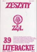 Zeszyty literackie Nr  39 / 92