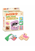 Puzzle Wiejskie Zwierzęta 2+