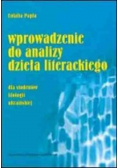Wprowadzenie do analizy dzieła literackiego