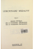 Lekcjonarz mszalny Tom 4
