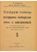 Srudyum pozytywno teologiczne o sakramentach 1912 r.