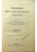 Enchiridion Theologiae Dogmaticae Specialis 1902 r.