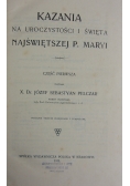 Kazania na uroczystości i niektóre święta NMP  tom 1 i 2  1889