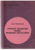Podstawy społeczne wobec problemu kształcenia