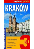 Kraków 3 w 1 Przewodnik + atlas + mapa laminowana