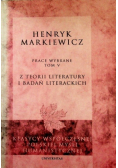 Markiewicz Prace wybrane Tom V Z teorii literatury i badań literackich