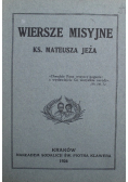 Jeż Wiersze misyjne 1926 r.