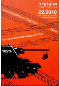 Krytyka polityczna Nr 22 / 2010