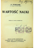 Wartość nauki 1908 r.