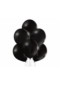 Balony pastelowe czarne 30cm 100szt