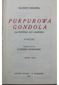 Purpurowa gondola 1927 r.