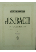 Das wohltemperierte Klavier Vol. I